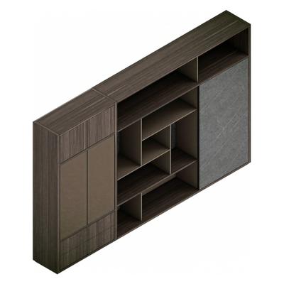 China High Quality Adjustable Desktop Cabinet for Boss CEO MFC Wooden Board Storage for sale