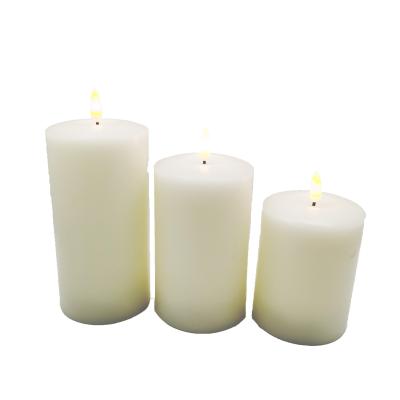 China Wedding Party Flameless Flickering Home Decoration Led Smokeless Candle Lamp Flame Simulation Battery 3D Electronic Flameless Candle Light for sale