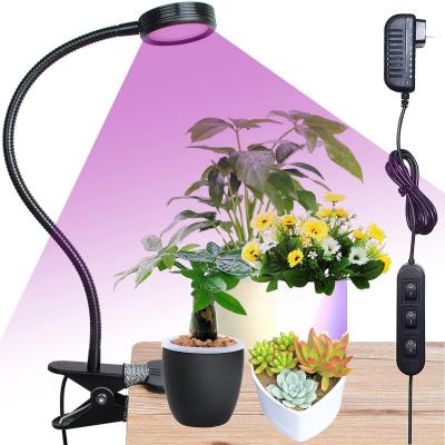 China Line with Controller 20W Single Head Gooseneck Plant Grow Light with Clip 360 Degree Rotating Full Spectrum Indoor Plant IR UV Lamp Led Grow Light for sale