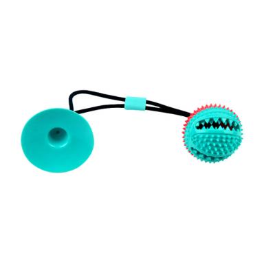 China High Quality Viable Pet Toy With Suction Cup Unbreakable Clean Pet Teeth Chew Toy For Dog Hot Sale Suction Cup Dog Pet Toys With Rope for sale