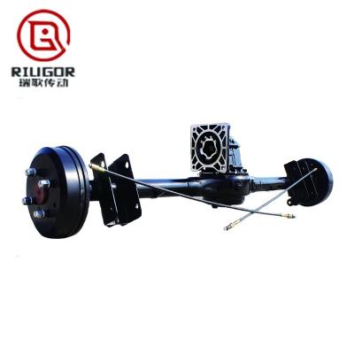 China Customized electric rear axle tricycle/differential tricycle/rickshaw chain drive rickshaw for sale