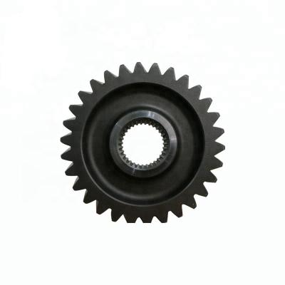 China Cylindrical Steel Transmission Gearbox Spur Gear Gear 45# Tooth 1 Module Sprocket Wheel for sale