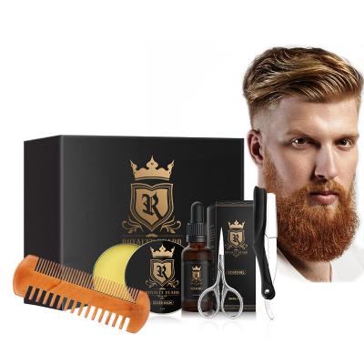 China Wholesale DEEP CLEANSING Kit Beard Care Set Private Label Men Beard Balm Oil & OEM Beard Growth Kit Barba Pure Natural Beard Factory for sale