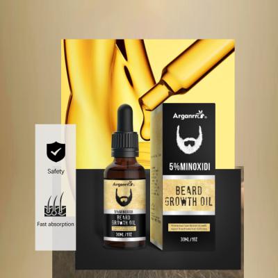 China Moisturize Essential Groom Beard Growth Oil Kit Custom LOGO Label Packing Men Natural Hair Beard Oil Personal Care Products for sale