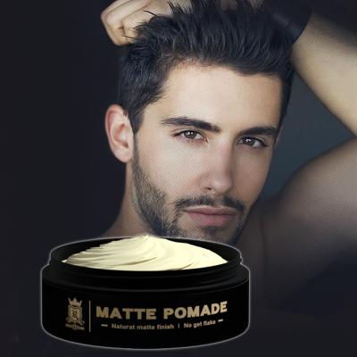 China Matte Finish Hair Clay Pomade Water Based Hair Clay Product Private Label Best Natural Organic Beeswax for sale