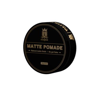 China Hair Pomade Clay Strong Hold Natural Matte Look Organic Custom Hair Paste Clay For Men Private Label for sale