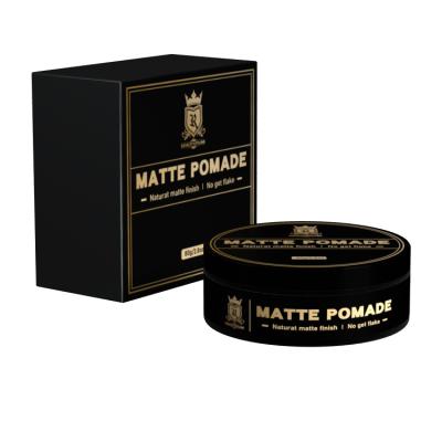 China Private Label Men's Organic Custom Hair Styling Pomade Paste Matt Organic Matte Pomade for sale