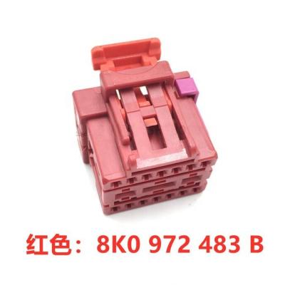 China For all kinds of autos 4F0972575B 4F0972483B 4F0 972 575 B 4F0 972 483 B Red 17 Pin male female automotive electrical wiring auto connector for sale