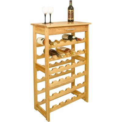 China Other Hot Selling Glass Storage Curved Wooden Wall Hanging Hexagon Wine Bottle Shelf Rack for sale