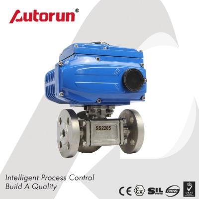 China AUTORUN SS2205 Stainless Steel General Electric 3 Way Ball Valve for sale