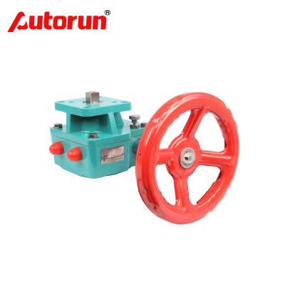 China Manual override outdoor/indoor declutchable gear for pneumatic actuator for sale