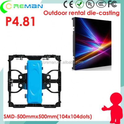 China indoor/outdoor saxy video advertising led display outdoor rental use p4.81 p3.91 smd2121 portable mobile led digital board full color video for sale