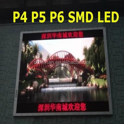 China Advertising led screen 4 pixel 12 sqm good prices full color smd p4 p6 p10 for sale