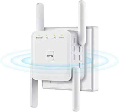 China WiFi Signal Extender Outdoor WiFi Extender WiFi Booster and Signal Amplifier Internet Booster 1200Mbps Dual Band WiFi Repeater for sale