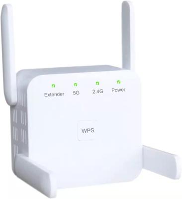 China Indoor Outdoor Signal Amplifier Indoor/Outdoor Repeater Signal Booster 1200Mbps WiFi Amplifier Long Range High Speed 5G/2.4G WiFi Internet Connection for sale