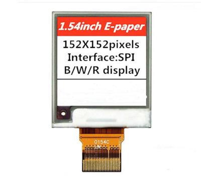 China 1.54 Inch E-ink Display 152x152 Monochrome E-Paper Display 1.54 for sale