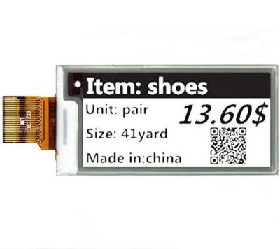 China 2.13 Inch E-Ink Display 202X104 Monochrome E-Paper Display Black On White With 2.13 High Contrast for sale