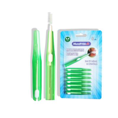 China Clean Tooth Gaps Slim Dental Brush Adult Interdental Interdental Toothpick Brush Orthodontic Wire for sale