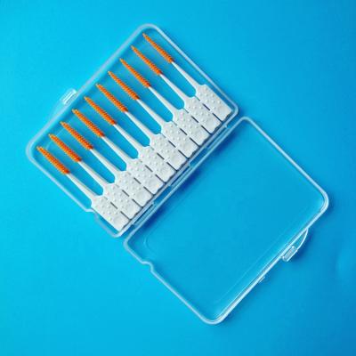 China Cleaning Teeth Deeply Wholesale Disposable Eco-Friendly Rubber Interdental Brush for sale