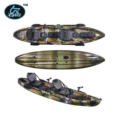 China Fishing Touring Rowing 12 Ft Professional Guided Fishing Rowing Kayak Boats For Hunting for sale