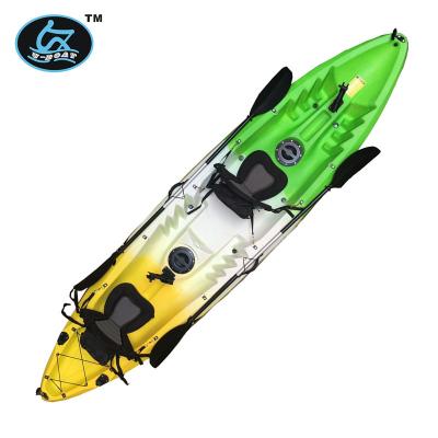 China Cheap Plastic LLDPE 2 Seater No Inflatable Kayak Wholesale for sale