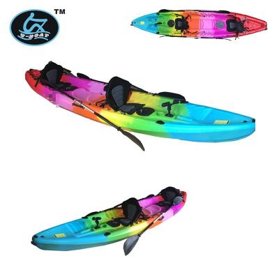 China UV Resistant 8degree Family Non Inflatable Four Person Kayak Sit Top Rowing Kayak&Boat for sale