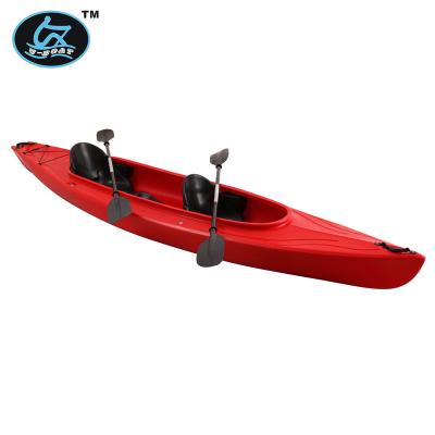 China Water entertainment double kayaks for sale, plastic kayak for two person and sit in kayak UB-09 for sale