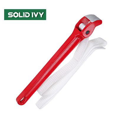 China 2021 Carbon Steel Forging Adjustable IVY Hand CombinationFlexible Oil Filter Belt Tool Kit Rubber Wrench for sale