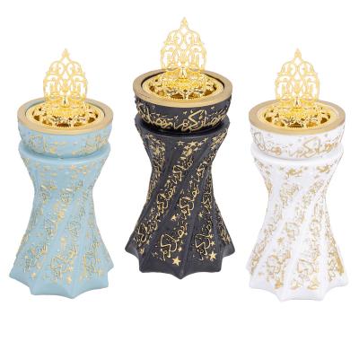 China Arabian  incense Household decorations Saudi incense burner Household burner Luxury Desktop decorations Arabian incense burner for sale