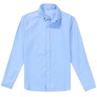 China Custom Cotton Anti-pilling Long Sleeve Button Up Mens Business Casual Work Shirts Solid Color Plus Size Formal Dress Shirts For Men for sale