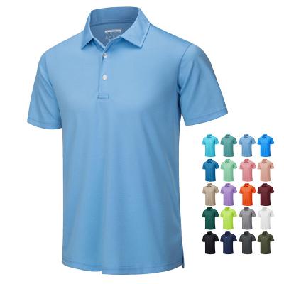 China QUICK DRY Summer Men's Short Sleeve Polo Shirts Work Quick Dry Shirts Sports Golf T Shirt For Men for sale