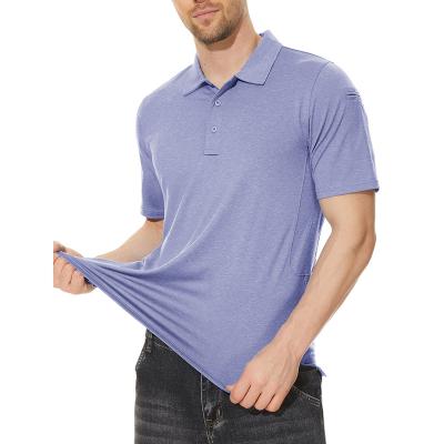 China Men's Short Sleeve Moisture Wicking T-shirts Team Work Polo Shirts QUICK DRY Summer T Shirt For Men for sale