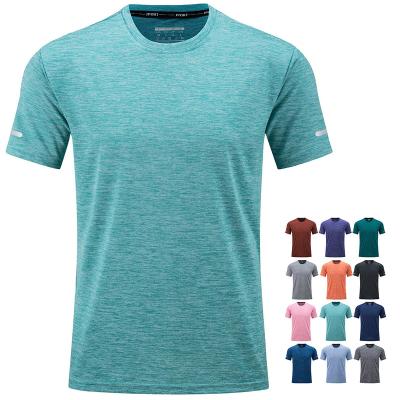 China Summer QUICK DRY Quick Dry Men's Running Jogging Shirts For Men's Sports Gym Fitness Pullover Shirts Mens T-shirts for sale