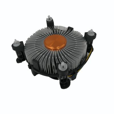 China Computer Case CPU Cooler For INTEL lga 1155 LGA775 Computer 1156 1150 4Pin CPU Aluminum Copper Radiator Cooler Fan for sale