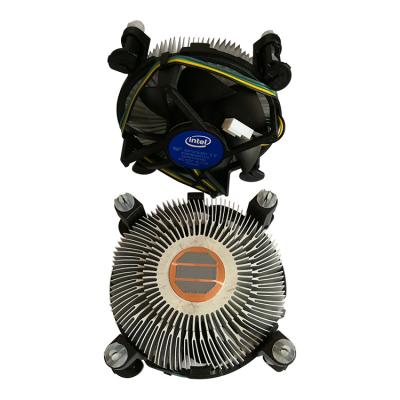 China Computer Case CPU Cooler For INTEL lga 1155 LGA775 Computer 1156 1150 4Pin CPU Aluminum Copper Radiator Cooler Fan for sale