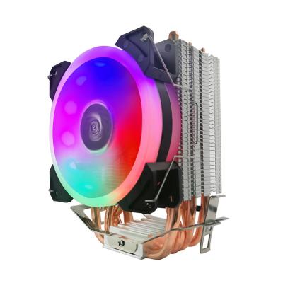 China Professional Computer Case LGA1700 1200 Supplier 4 Heat Pipe 4 Pin Pwm Rgb Heatsink Gaming CPU Fan Cooler For Multiple Platforms for sale