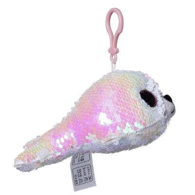 China High Quality Durable Stuffed Sea Animal Pink Seal Toy Cute Plush Toy Pendant for sale