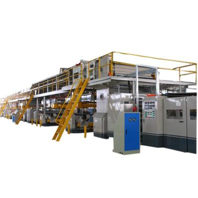 China Medical Corrugated Paper / Cardboard Production Lines 5 Ply Width1500-1800mm Flute Making Machine for sale