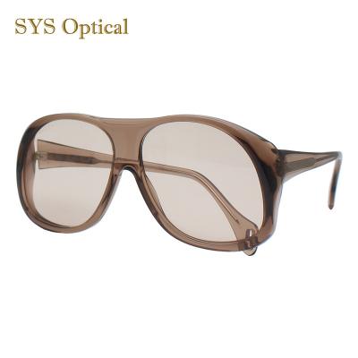 China For Women 2021 New Arrivals Acetate Sunglasses Special Shape Oversized Sunglasses Fashionable Sunglasses for sale