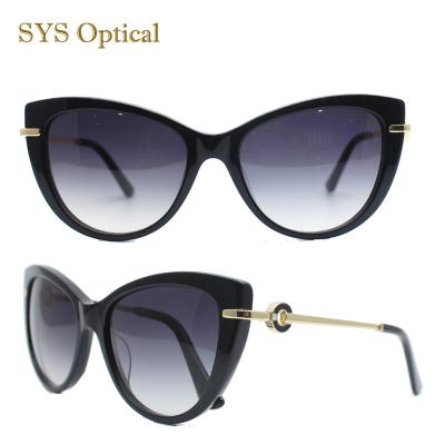 China Fashion UV400 sunglasses dasoon vision sunglasses with diamond, lady acetate sunglasses for sale