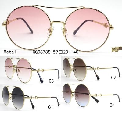 China Fashion sunglasses shape uv400 italy design china metal oem polarized women sunglasses for sale