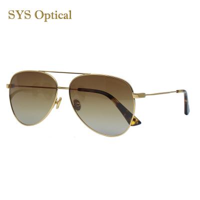 China Nylon gafas de sol metal sunglasses fashion sunglasses 2021 high quality men's double bridge fashion sunglasses for sale