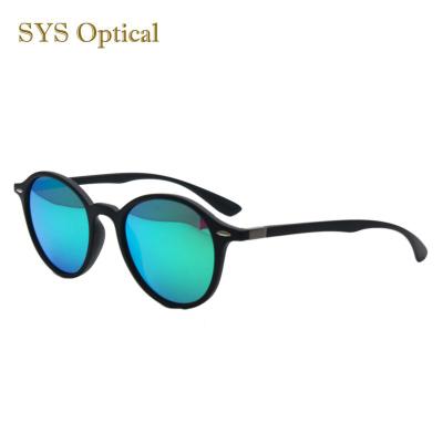 China Fashion Sunglasses Logo Italy Brand Custom Mirror Polarized Lens TR90 Sunglasses for sale