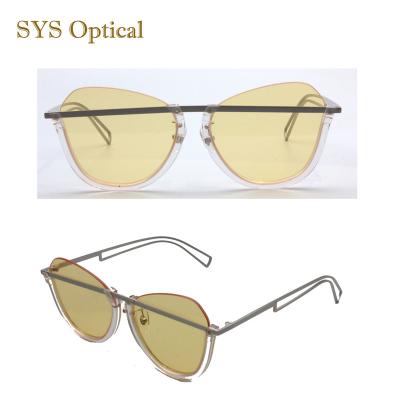 China 2020 luxury high quality sunglasses no full rim classic nylon lens metal sun glasses for unisex for sale