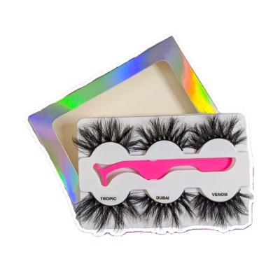 China Strip 3d Mink Thick Siberian Vendor Lashes Full Tapered Fluffy Mink Lashes Wholesale 5d 25mm Mink Eyelashes for sale