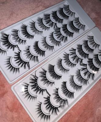 China Wholesale 3d Thick Full Strip Lashes Customized False Mink Eyelashes Packaging 25mm Mink Eyelash Fluffy Seller for sale