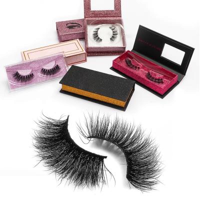 China 25mm natural soft 3d eyelash vendor private label mink eyelashes for sale