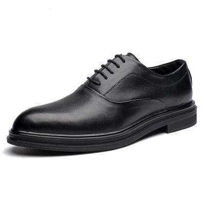 China Massage Business Formal Black Leather Shoes Men Fashion Casual Dress Shoes Classic Italian Oxford Formal Shoes For Men for sale