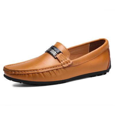 China Wholesale High Quality Casual Massage Loafers Leather Shoes Men for sale