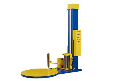 China Auto Attach Pallet Shrink Wrap Machine , Mobile Pallet Wrapper Adjustable Turntable Speed for sale